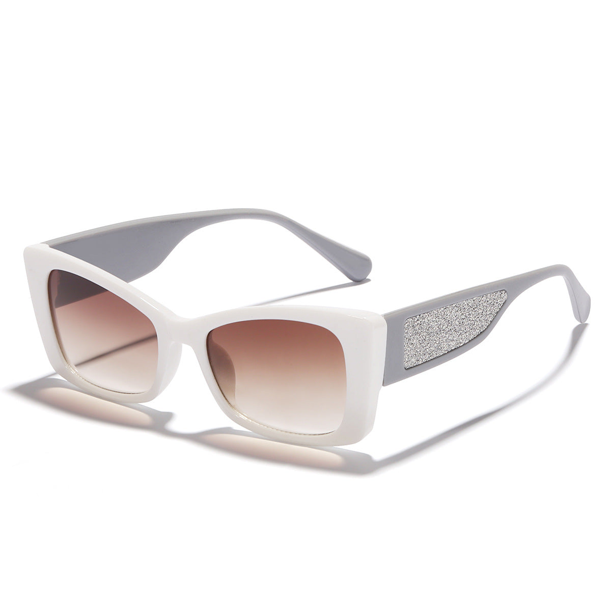 Wholesale PC Cat's Eye Small Frame Wide Leg Shaped Unisex Sunglasses